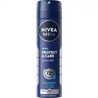 Jumbo NIVEA MEN Protect & Care Anti-Transpirant Spray - 150ml aanbieding