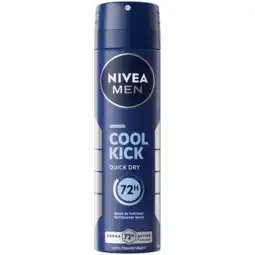 Jumbo NIVEA MEN Cool Kick Anti-Transpirant Spray - 150ml aanbieding