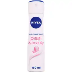 Jumbo NIVEA Pearl & Beauty Anti-Transpirant Spray - 150ml aanbieding