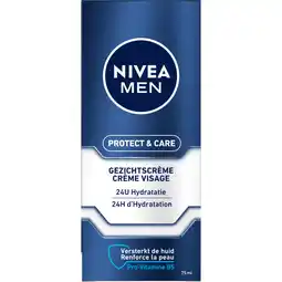 Jumbo NIVEA MEN Protect & Care Hydraterende Gezichtscrème - 75ml aanbieding