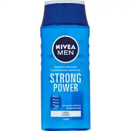 Jumbo Nivea Men Verzorgende Shampoo Strong Power 250 ml aanbieding