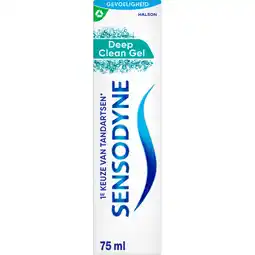 Jumbo Sensodyne Deep Clean Gel 75 ml Tube aanbieding