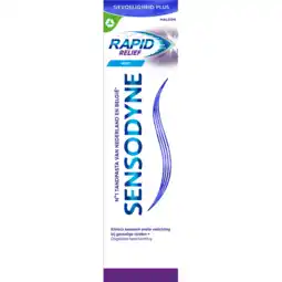 Jumbo Sensodyne Rapid Relief Mint Tandpasta 75 ML aanbieding