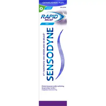 Jumbo Sensodyne Rapid Relief Mint Tandpasta 75 ML aanbieding