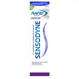 Jumbo Sensodyne Rapid Relief Whitening 75 ML aanbieding