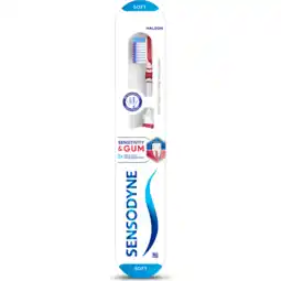 Jumbo Sensodyne gevoeligheid & tandvlees tandenborstel voor gevoelige tanden 1 stuk aanbieding