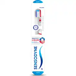 Jumbo Sensodyne gevoeligheid & tandvlees tandenborstel voor gevoelige tanden 1 stuk aanbieding