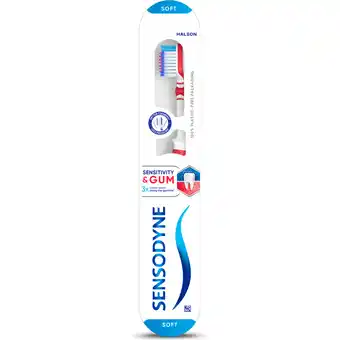 Jumbo Sensodyne gevoeligheid & tandvlees tandenborstel voor gevoelige tanden 1 stuk aanbieding