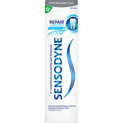 Jumbo Sensodyne Repair & Protect Tandpasta voor gevoelige tanden 2x75 ml aanbieding