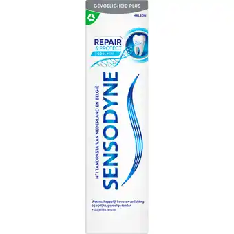 Jumbo Sensodyne Repair & Protect Tandpasta voor gevoelige tanden 2x75 ml aanbieding