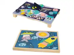 Lidl Playtive Houten activiteitenbord of puzzel aanbieding