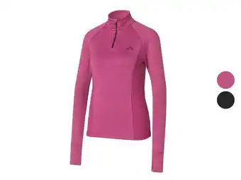 Lidl CRIVIT Dames sportshirt met fleecevoering aanbieding
