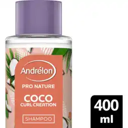 Jumbo Andrélon Pro Nature Shampoo Coco Curl Creation 400 ml aanbieding