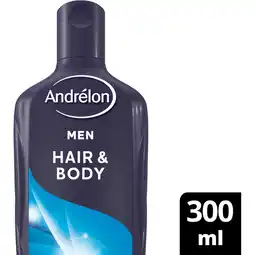 Jumbo Andrélon Men Shampoo Hair & Body 300 ml aanbieding