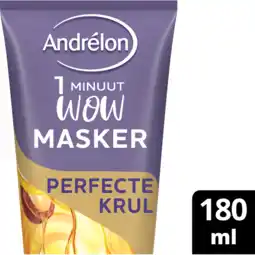 Jumbo Andrélon WOW Masker Perfecte Krul 180 ML aanbieding