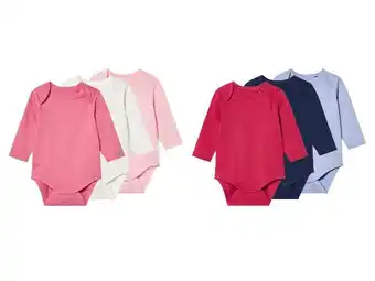 Lidl lupilu 3 Baby rompers aanbieding