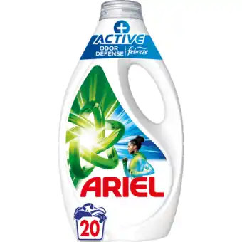Jumbo Ariel Vloeibaar Wasmiddel +Actief, 20 Wasbeurten aanbieding