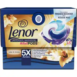 Jumbo LENOR PODS Wascapsules 15 Wasbeurten, Amber & Orchidee aanbieding