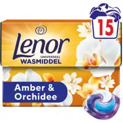 Jumbo LENOR PODS Wascapsules 15 Wasbeurten, Amber & Orchidee aanbieding
