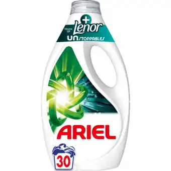Jumbo Ariel Vloeibaar Wasmiddel + Unstoppables, 30 Wasbeurten aanbieding