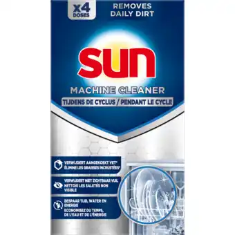 Jumbo Sun Vaatwasmachinereiniger In-Wash 4 doses aanbieding