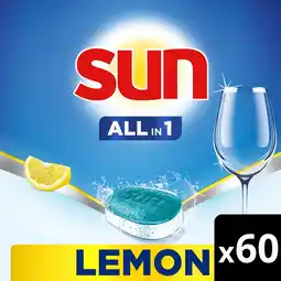 Jumbo Sun All-in 1 Vaatwastabletten Citroen 60 tabletten aanbieding