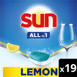 Jumbo Sun All-in 1 Vaatwastabletten Citroen 19 tabletten aanbieding