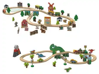 Lidl lupilu Houten treinset aanbieding