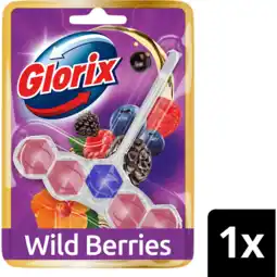 Jumbo Glorix Aromalux Toiletblok Wild Berries & Hibiscus Oil 1 stuk aanbieding