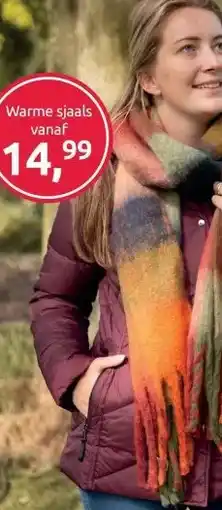 Tuunte Warme sjaals aanbieding