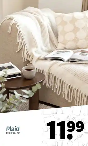 Wibra Plaid aanbieding
