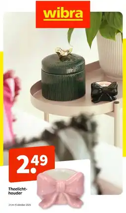 Wibra Theelicht- houder aanbieding