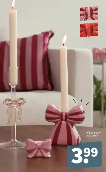 Wibra Kaarsen- houder aanbieding