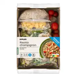 PLUS PLUS Gesneden verspakket risotto champignon aanbieding