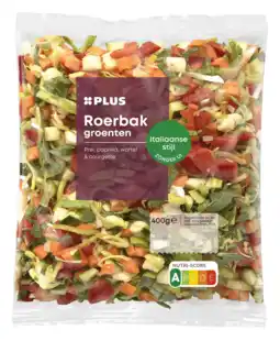 PLUS PLUS Roerbakgroenten Italiaanse zonder ui aanbieding