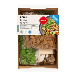 PLUS PLUS Gesneden verspakket Pasta Funghi aanbieding