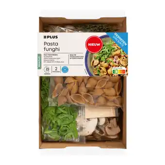 PLUS PLUS Gesneden verspakket Pasta Funghi aanbieding