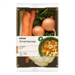 PLUS PLUS Verspakket groentesoep aanbieding