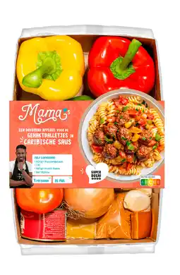 PLUS Mama's Maaltijden Verspakket Pasta met Caribisch gehakt aanbieding