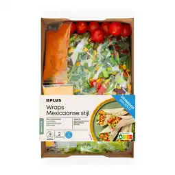 PLUS PLUS Gesneden verspakket Mexicaanse wraps aanbieding