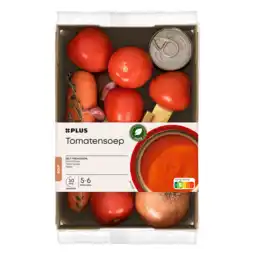PLUS PLUS Verspakket tomatensoep aanbieding
