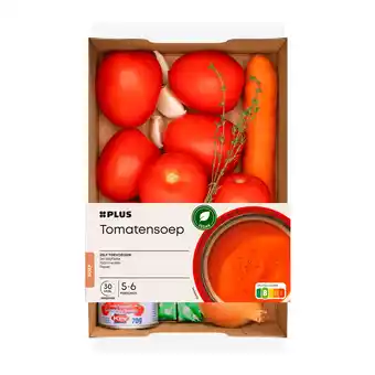 PLUS PLUS Verspakket tomatensoep aanbieding