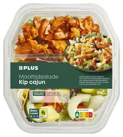 PLUS PLUS Maaltijdsalade Kip Cajun aanbieding