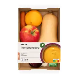 PLUS PLUS Verspakket pompoensoep aanbieding