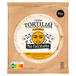PLUS No Fairytales Naturel tortilla aanbieding