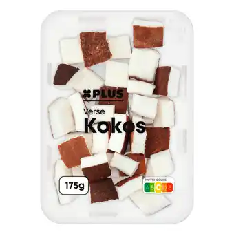 PLUS PLUS Verse kokosnootblokjes aanbieding