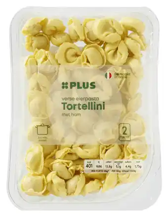 PLUS PLUS Tortellini met ham aanbieding
