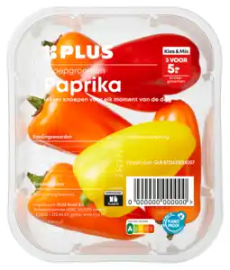 PLUS PLUS Snoeppaprika aanbieding