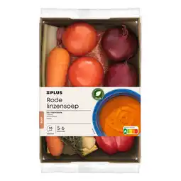 PLUS PLUS Verspakket rode linzensoep aanbieding