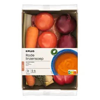PLUS PLUS Verspakket rode linzensoep aanbieding